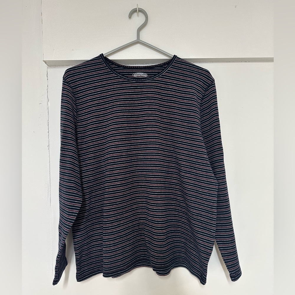 Northern Reflections Striped Long Sleeve Top